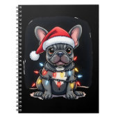 Christmas Dog French Bulldog Xmas Frenchie Men Wom Notitieboek (Voorkant)