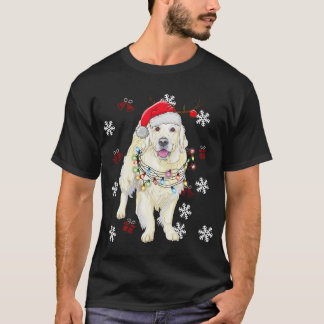 Christmas Dog Golden retriever Pajama T-shirt