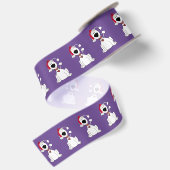 Christmas Dog Graphic met Pet Satijnen Lint (Achterkant)