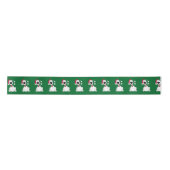 Christmas Dog Graphic met Pet Satijnen Lint (Voorkant)