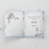 Christmas Dog Mom Feestdagen Kaart (Binnen)