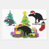 Christmas Dog Poop Humor Inpakpapier Vel (Voorkant 3)