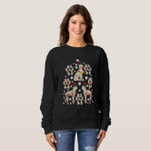 Christmas Dog quote Dog cool Christmas Trui (Voorkant volledig)
