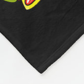 Christmas Dog Santa Clause Pug Puppy X-mas Fleece Deken (Hoek)