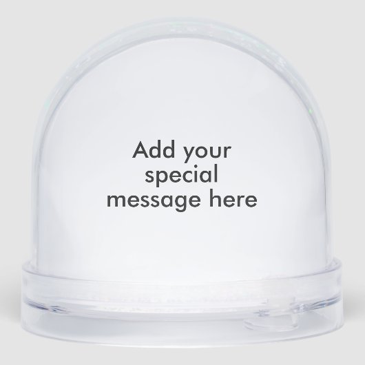 Christmas Dog Snow Wereldbol Sneeuwbol (Achterkant)