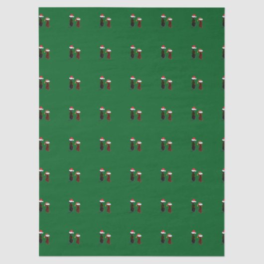 christmas dog tissuepapier (Voorkant)