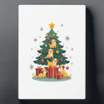 Christmas Dog Tree T-Shirt Cute Funny Puppy Dogs X Fotoplaat<br><div class="desc">Christmas Dog Tree T-Shirt Cute Funny Puppy Dogs Xmas 5</div>