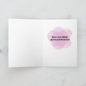 Christmas Dog with Antlers for Cousin Funny Feestdagen Kaart (Binnen)