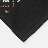 Christmas Dog With Hat And Lights - Funny Holiday  Fleece Deken (Hoek)