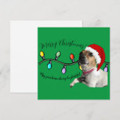 Christmas doggo kaart (Voorkant / Achterkant)