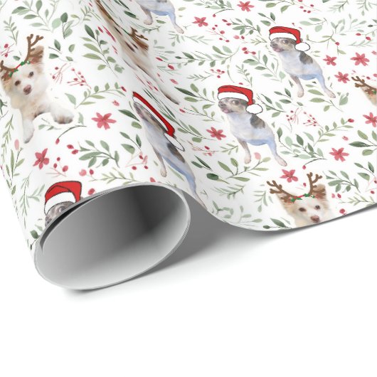 Christmas Doggos Wrapping Paper Cadeaupapier (Rol Hoek)