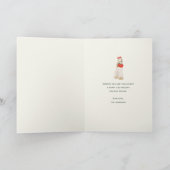 Christmas Dogs Afghan Hound Hand drawn  Feestdagen Kaart (Binnen)