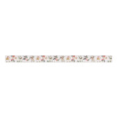 Christmas dogs and greenery pattern grosgrain lint (Voorkant)
