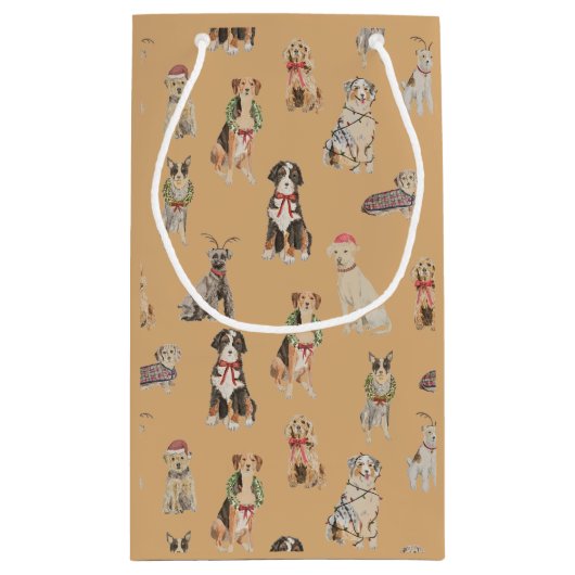 Christmas Dogs Cadeautas (Achterkant)