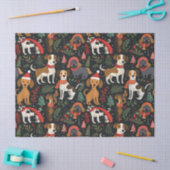 Christmas Dogs Pattern Tissuepapier (Craft)