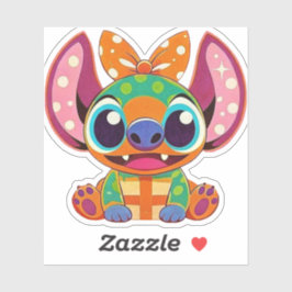 christmas doll sticker