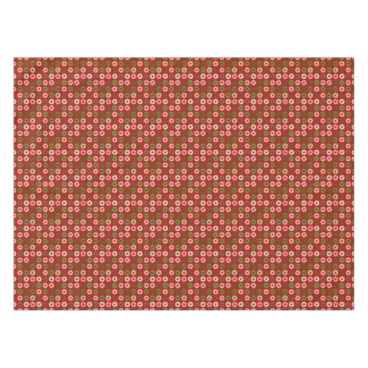 Christmas Donut Holiday Treat Pattern Tafelkleed (Voorkant (Horizontaal))