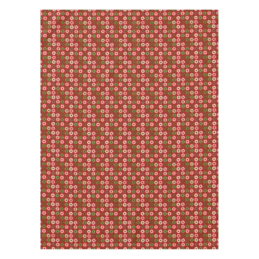 Christmas Donut Holiday Treat Pattern Tafelkleed (Voorkant)