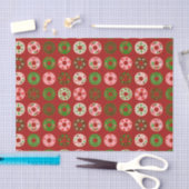 Christmas Donut Holiday Treat Pattern Tissuepapier (Craft)