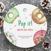 Christmas donuts - Pop het Als ze poppen Bedankjes Labels