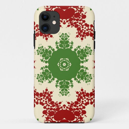 Christmas Dot Mandala Case-Mate iPhone Case (Achterkant)