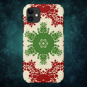 Christmas Dot Mandala Case-Mate iPhone Case