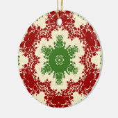 Christmas Dot Mandala Keramisch Ornament (Links)