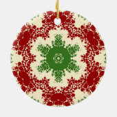 Christmas Dot Mandala Keramisch Ornament (Achterkant)