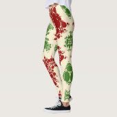Christmas Dot Mandala Leggings (Links)