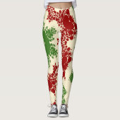 Christmas Dot Mandala Leggings (Voorkant)