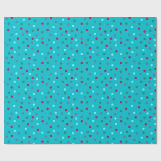 Christmas Dots Cadeaupapier (Vlak)