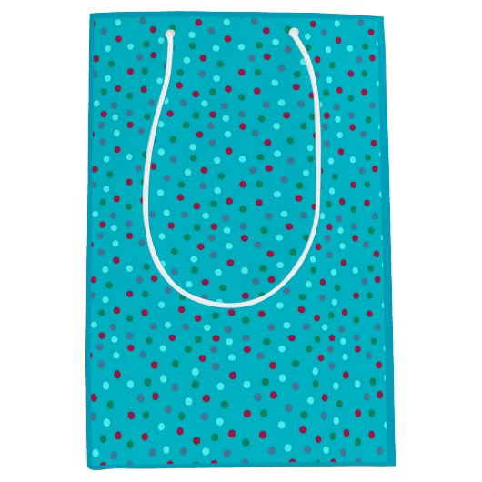 Christmas Dots Medium Cadeauzakje (Voorkant)