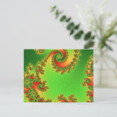 Christmas Double Spiral Briefkaart (Staand voorkant)