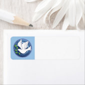 Christmas Dove of Peace Label (Insitu)