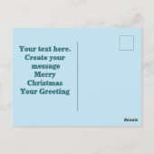 Christmas Doves, Christmas Tree, Love,Peace, Joy Briefkaart (Achterkant)