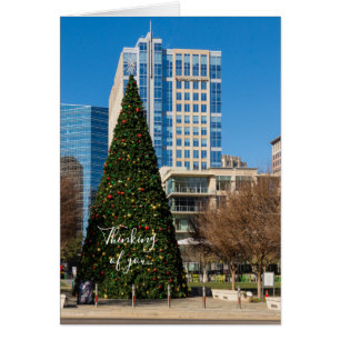 Christmas Downtown Dallas Thinking Of You Card