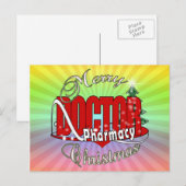 CHRISTMAS DR DOCTOR PHARMACY FEESTDAGENKAART (Voorkant / Achterkant)