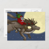 Christmas Dragon Briefkaart (Voorkant / Achterkant)