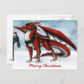 Christmas Dragon Kaart (Voorkant / Achterkant)