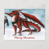 Christmas Dragon Kaart (Voorkant)