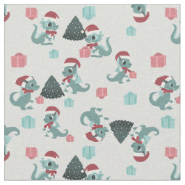 christmas dragon santa winter snow cute xmas stof