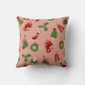 Christmas Drawing Kussen (Achterkant)