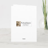 Christmas Dreams of Santa Feestdagen Kaart (Achterkant)