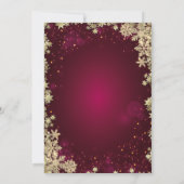 Christmas Drink Santa Hat Red Christmas  Kaart (Achterkant)