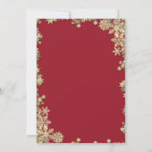 Christmas Drink Santa Hat Stars Christmas Kaart (Achterkant)