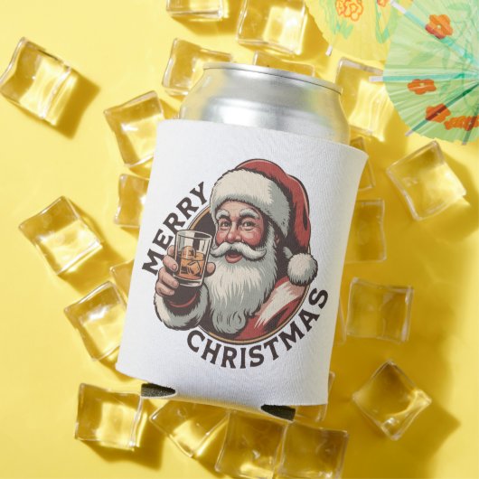 Christmas Drinking Bourbon Party Whiskey Lover  Blikjeskoeler (Insitu Zomer)