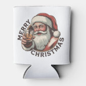 Christmas Drinking Bourbon Party Whiskey Lover  Blikjeskoeler (Voorkant)