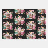 Christmas Drinks Pink Coquette Gingerbread Coffee Inpakpapier Vel (Voorkant)