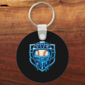 Christmas Drip Baseball Catcher Mask Ice Cream Dri Sleutelhanger (Voorkant)