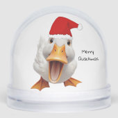 Christmas Duck Snow Globe Sneeuwbol (Voorkant)